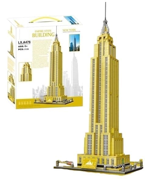 Architecture Empire State Building Block Set 2129 Pieces | 3D New